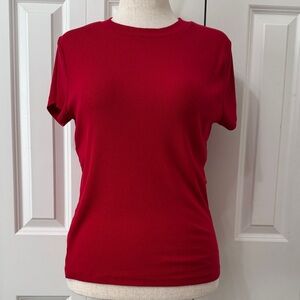 a new day Red Short Sleeve Women's Tee NWOT